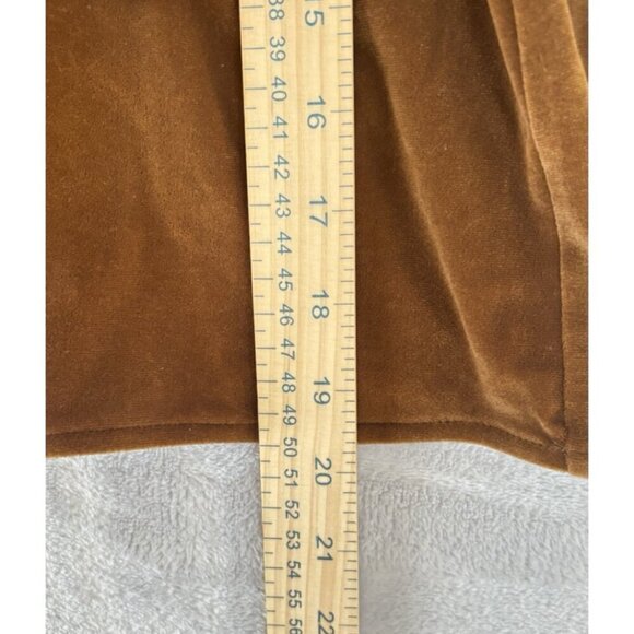 Happy X Nature by Kate Hudson Merrie Sleeveless Brown Velvet Dress Size M NWT - Picture 8 of 10